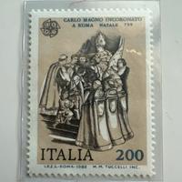 Francobollo da collezione Carlo Magno