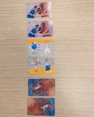 Lotto 6 Telecarte OTE - Olimpiadi Atene 2004 