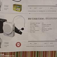 amplificatore portatile megafono guide tour