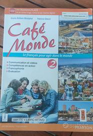 Libro di  Francese CAFÉ MONDE 2