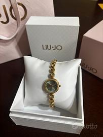 orologio donna liu jo dorato nuovissimo con cartel