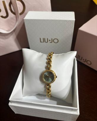 orologio donna liu jo dorato nuovissimo con cartel