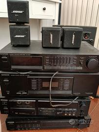 STEREO HI FI KENWOOD e CASSE BOSE TOP GAMMA