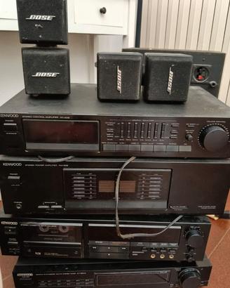 STEREO HI FI KENWOOD e CASSE BOSE TOP GAMMA