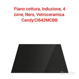 piano induzione 4 fuochi. Candy:CI642MCBB