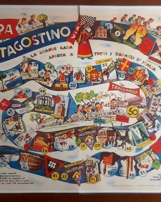 GIOCO DELL'OCA VINTAGE Coppa Santagostino RIPRODUZ