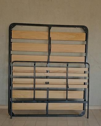Letto matrimoniale rete+spalliera