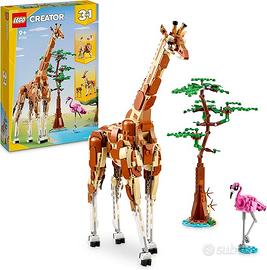 LEGO Creator 3 in 1 Animali del Safari, Giocattolo