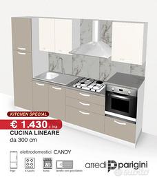 -Cucina moderna lineare-lettrodomestici inclusi