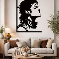 Micheal Jackson quadro in metallo 