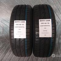 2 gomme 195 60 16 continental a238