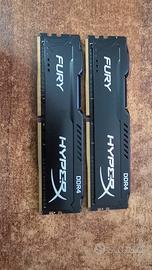 Kingstone hyperx Fury 32Gb DDR4 2133MHz CL14