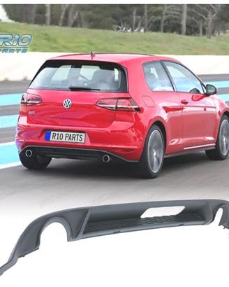 DIFFUSORE PER VOLKSWAGEN VW GOLF 7.5 17-20 LOOK GT