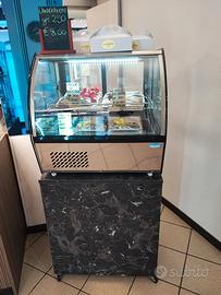 Vetrina refrigerata positiva da banco