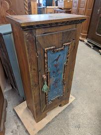 Comodino credenza dipinta antica