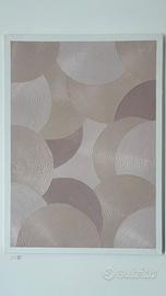 Quadro astratto moderno con texture in rilievo