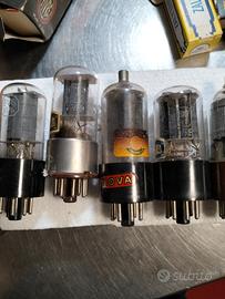 Lotto valvole vintage Telefunken Fivre Marconi
