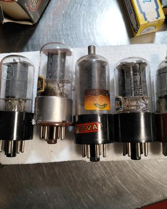 Lotto valvole vintage Telefunken Fivre Marconi