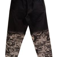 Pantalone da uomo in cotone nero - Marcelo Burlon
