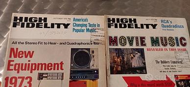 Hi Fidelity riviste anni 60/70