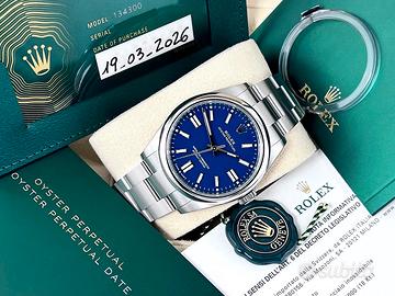 Rolex Oyster Perpetual 41mm Med Blue - Marzo 2026