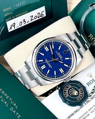Rolex Oyster Perpetual 41mm Med Blue - Marzo 2026