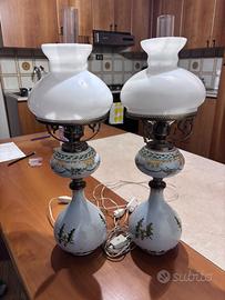 Coppia Lampade in Ceramica di Faenza “Cortesi”