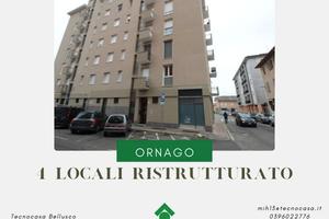 Ornago- 4 locali ristrutturato con cantina e box