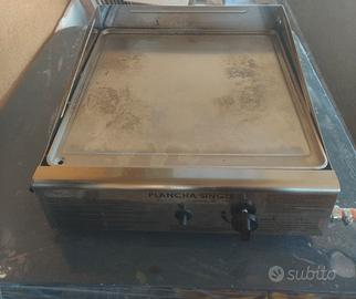 barbecue piastra a gas 