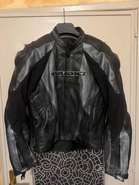 Giacca moto in pelle taglia XL