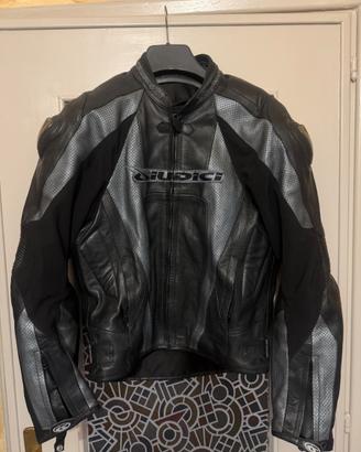 Giacca moto in pelle taglia XL