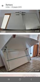 Specchio  contenitore da bagno