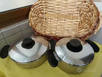 Batteria pentole Casseruola 20 Tegame 24