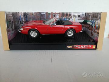 Modello ferrari daytona gts-4 cabrio rossa