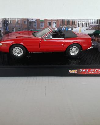 Modello ferrari daytona gts-4 cabrio rossa