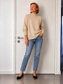 Maglione Zara donna beige sabbia – Taglia S