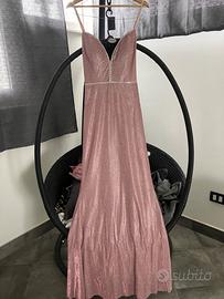 Abito lungo Cerimonia brillantinato