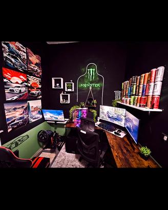 pc gaming e racing 4k tutto compreso 