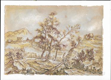 copia di disegno antico di Marco Ricci