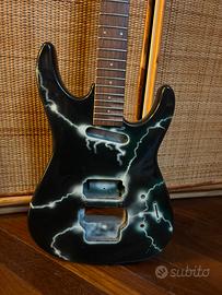 Body chitarra elettrica anni 90 aereografata