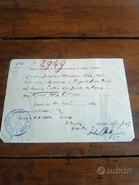 Certificato Di Matrimonio Trieste 1907