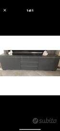 MOBILE PORTA TV grigio laccato