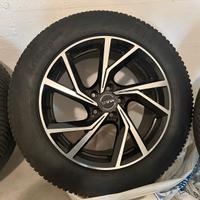 Treno di gomme da neve Kleber + cerchi in lega