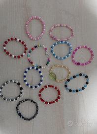 braccialetti con perline 
