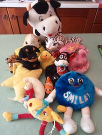 lotto di 12 peluche 