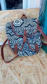 Zaino Donna in Tela / Canvas Stile Etnico
