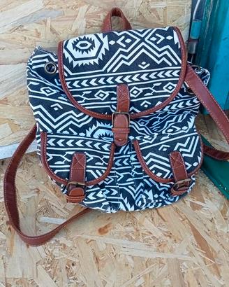 Zaino Donna in Tela / Canvas Stile Etnico