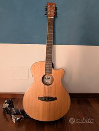 chitarra tanglewood DBT SFCE PW  amplificata