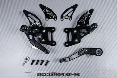 Pedane arretrate SUZUKI GSXR 1000 / R 2017 - 2021