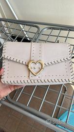 Borsa donna colore rosa motivi